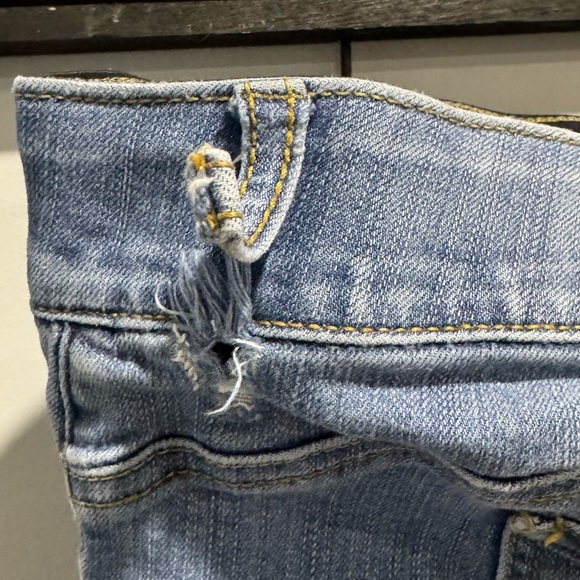 Distressed Blue Jeans - Picture 4 of 4